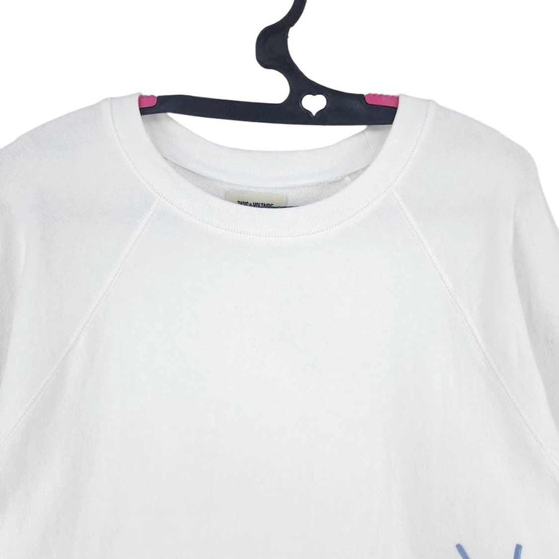 [여XS]쟈딕앤볼테르 자수 오버핏 맨투맨[Y5C-167] 상품이미지2