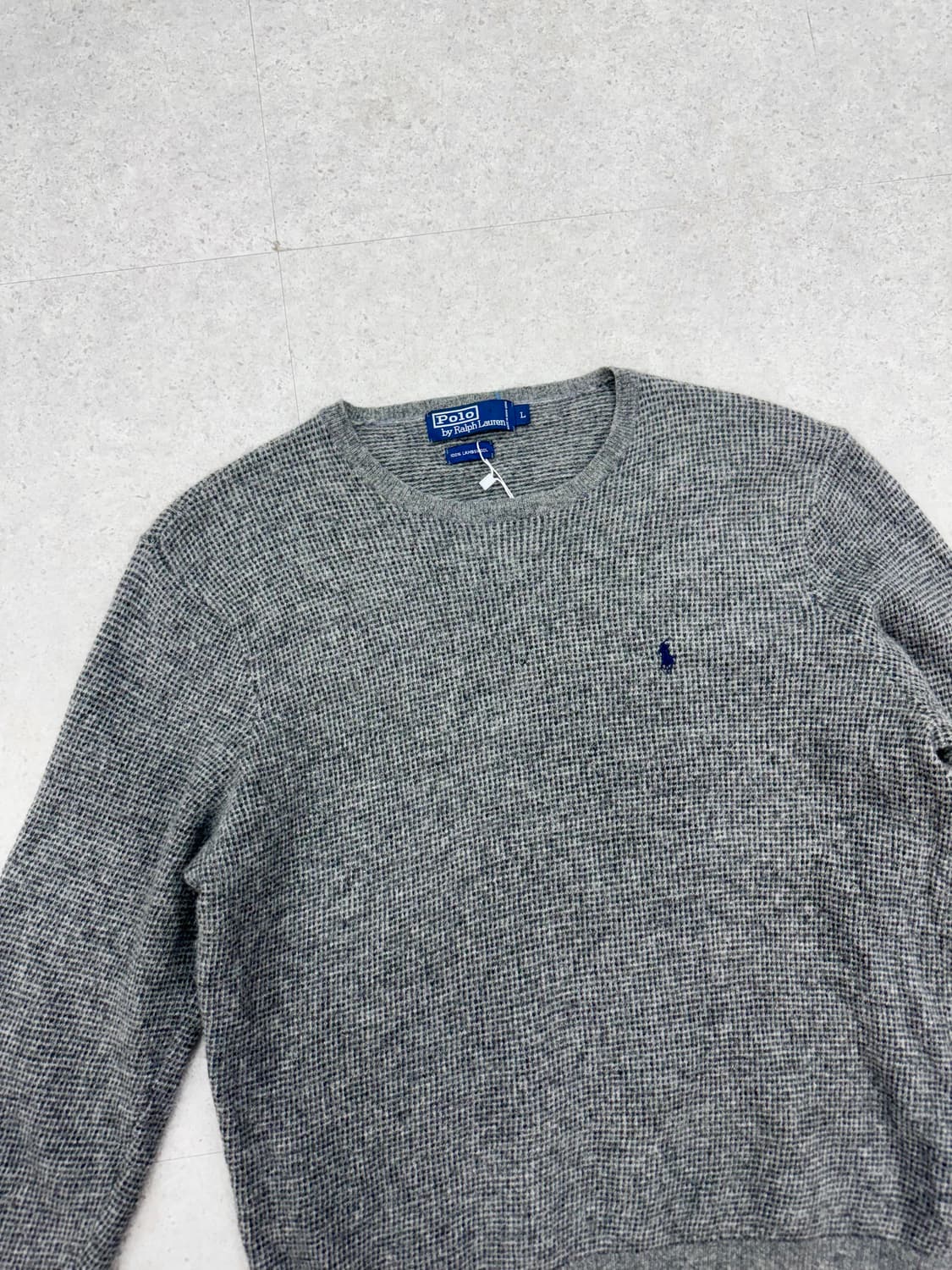 Polo 램스울 와플 니트 상품이미지2