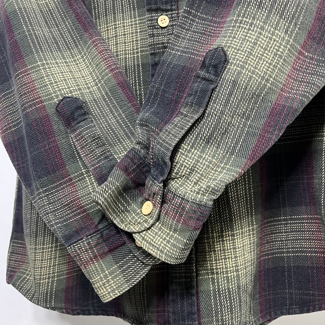90s HEAVY COTTON FLANNEL 헤비코튼 플란넬 셔츠 상품이미지5