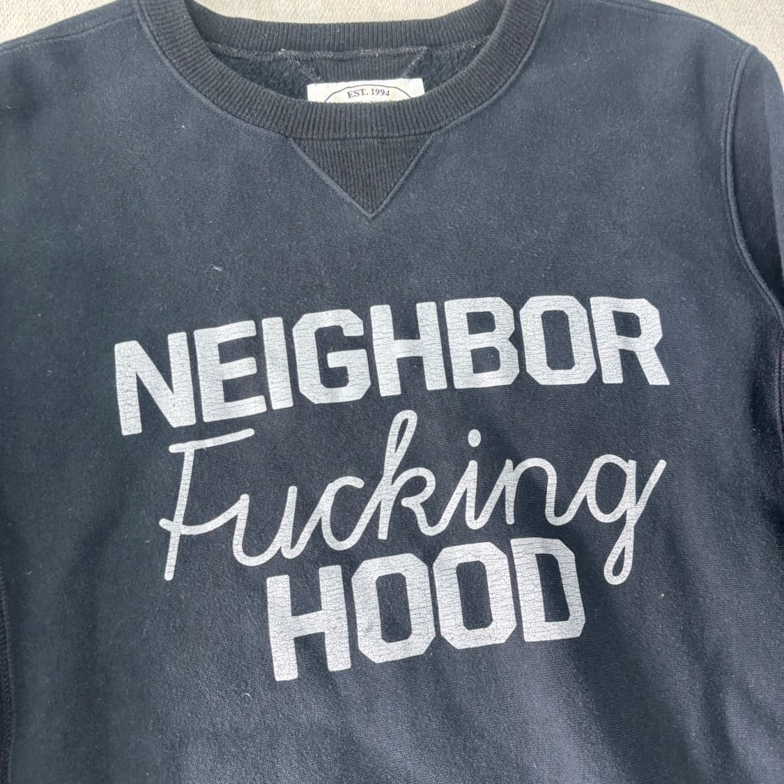 95 네이버후드 프린팅 빅로고 맨투맨  상품이미지2