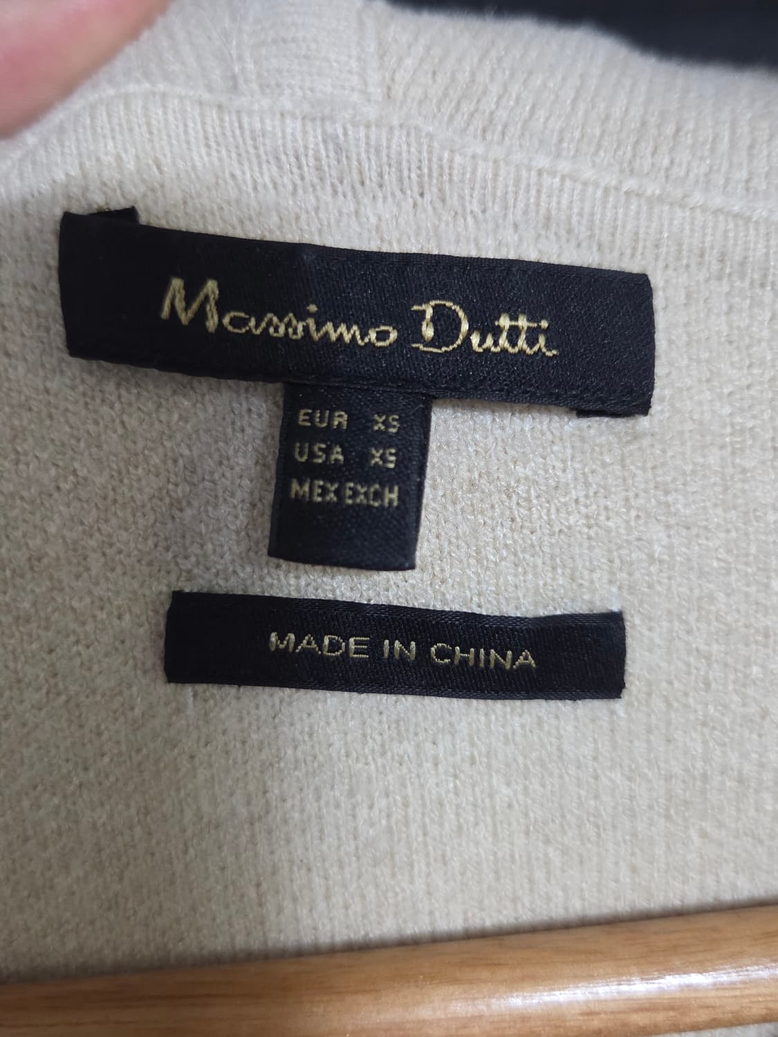 [마시모두띠] 절개 라인 니트 풀오버 후드티 | 00180 상품이미지3