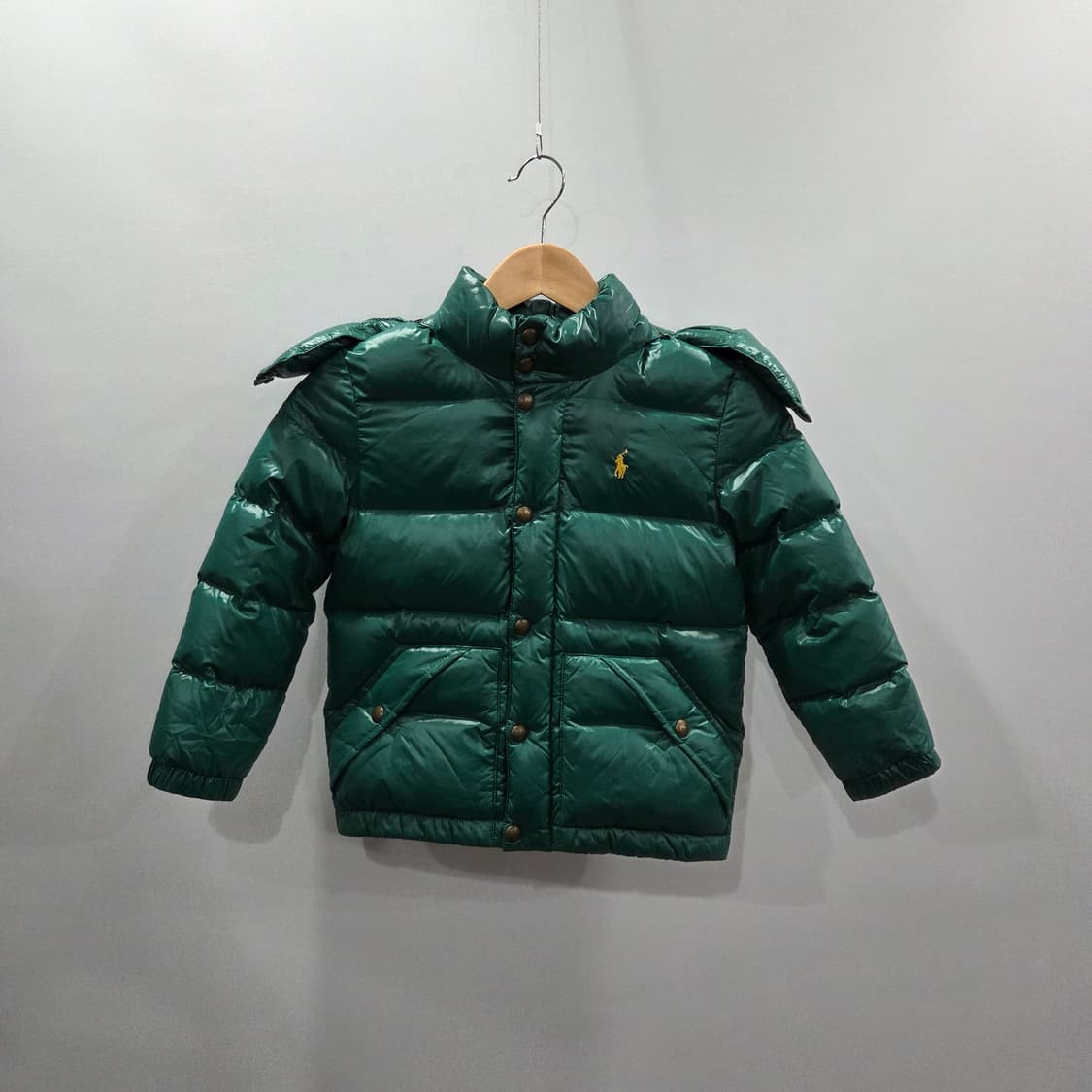 폴로랄프로렌 키즈 덕다운 패딩 그린 6 상품이미지1