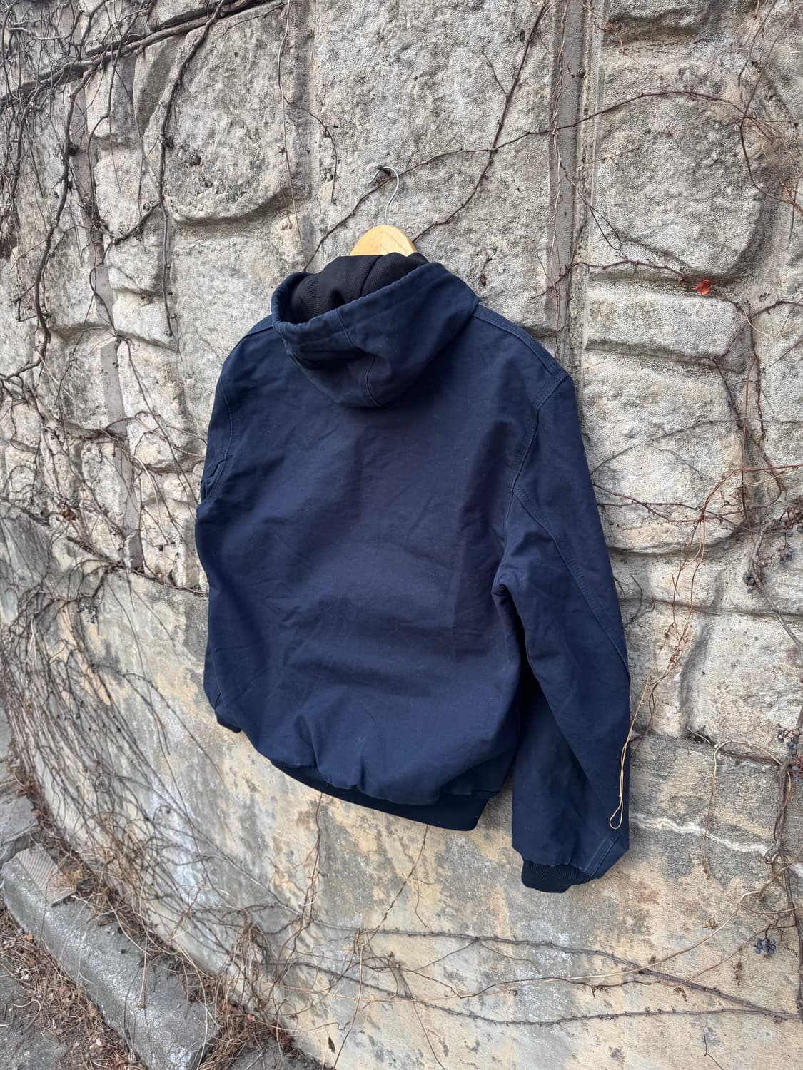 칼하트 빈티지 j131 dny 네이비 덕 액티브 후드 워크 자켓 m 상품이미지4