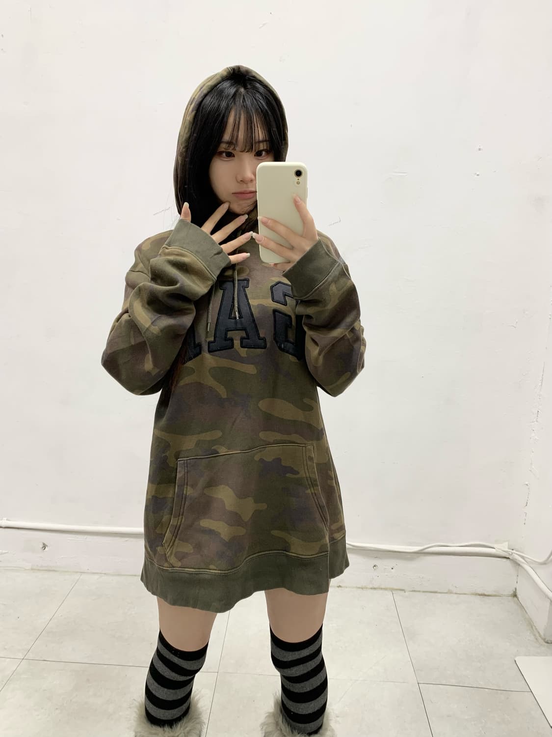 [GAP] 갭 카모 빅로고 후드티 상품이미지4