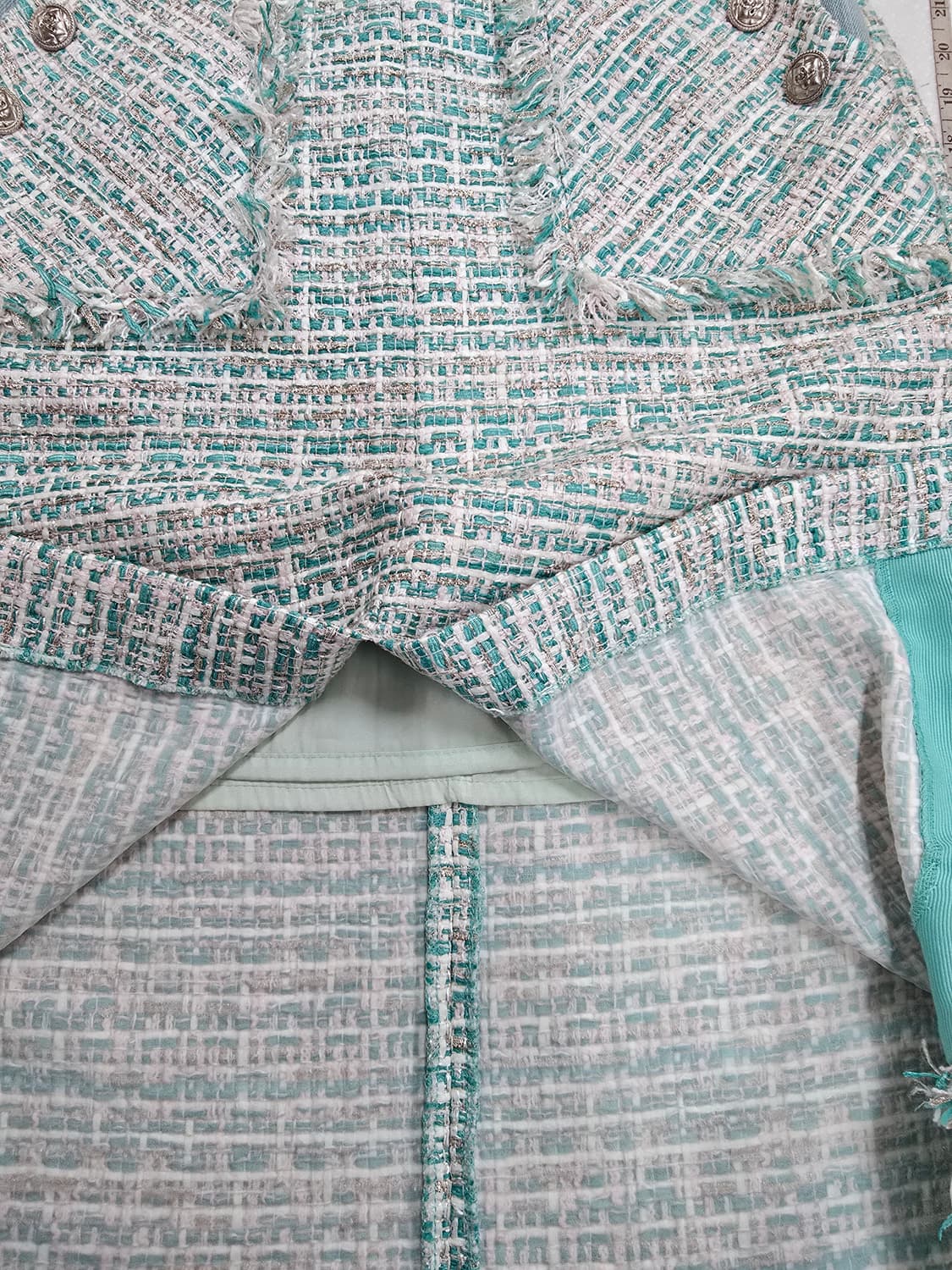 오즈세컨 트위드 데님 포인트 스커트 상품이미지8