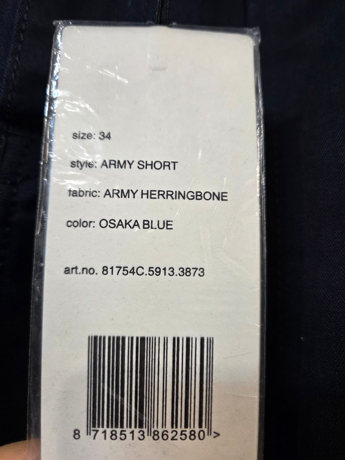 G-STAR네이비 포켓 반바지 5부(34) 상품이미지4