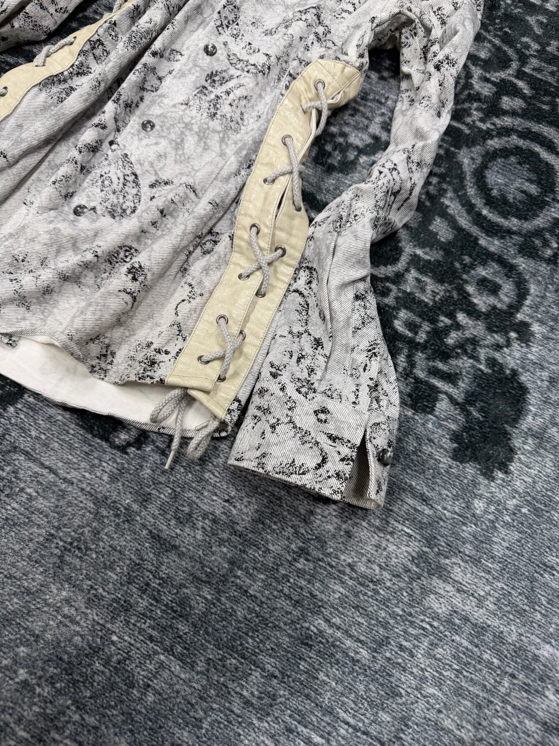 Tornado mart 00s side lace up shirts 상품이미지5