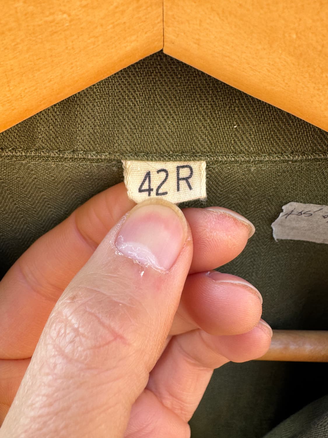 40s 미군 오리지널 M43 셔츠 (42R) 상품이미지3