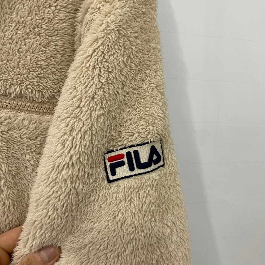 휠라 로고 후리스(L) 상품이미지3