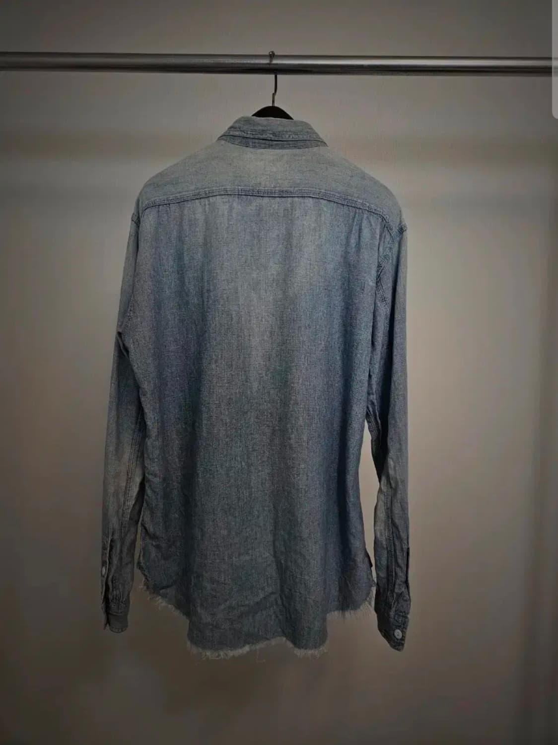 언유즈드 데미지 데님 셔츠 2 상품이미지2
