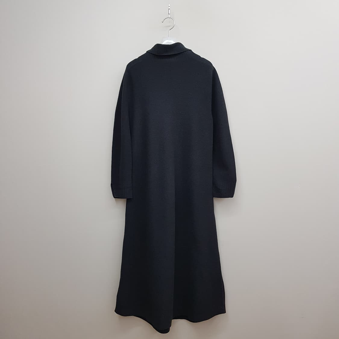 한섬 시스템 블랙 울 터틀넥 니트 롱 원피스 F사이즈 상품이미지5