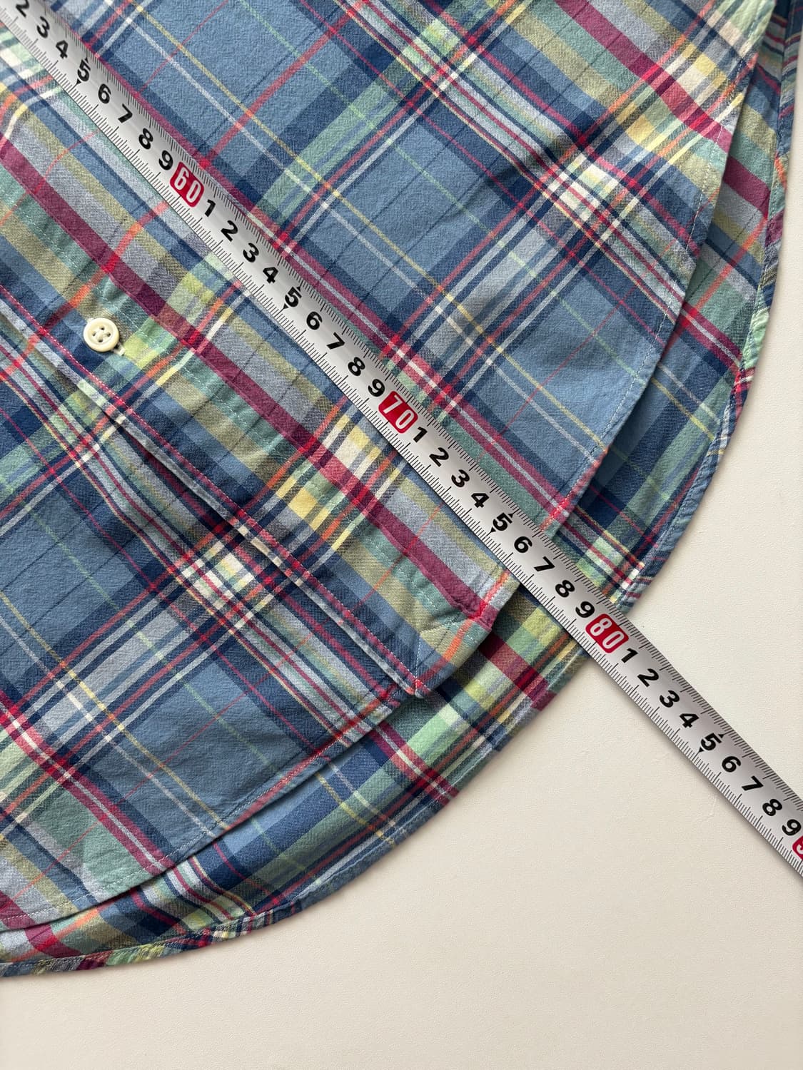 Polo 폴로랄프로렌 포플린 체크 반팔 셔츠 상품이미지7