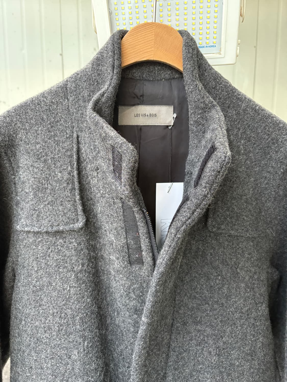 LES VIS a BOIS 울 싱글 코트 상품이미지4