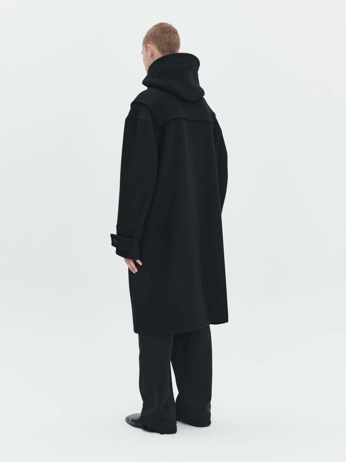 애프터프레이 세이건 더플 코트 블랙 M 상품이미지5