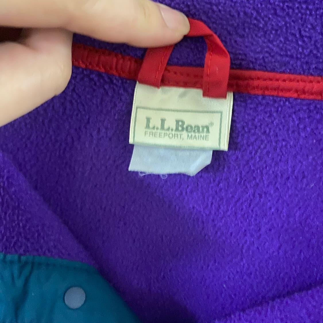 🌊LLBEAN fleece Snap-T 상품이미지9