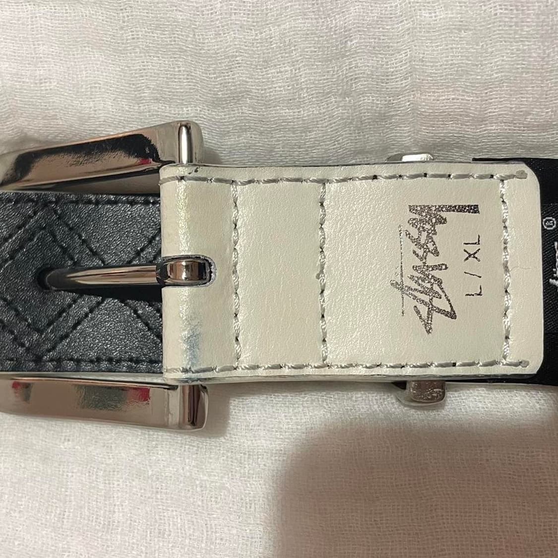 스투시 아가일 스티치 레더 벨트 상품이미지4