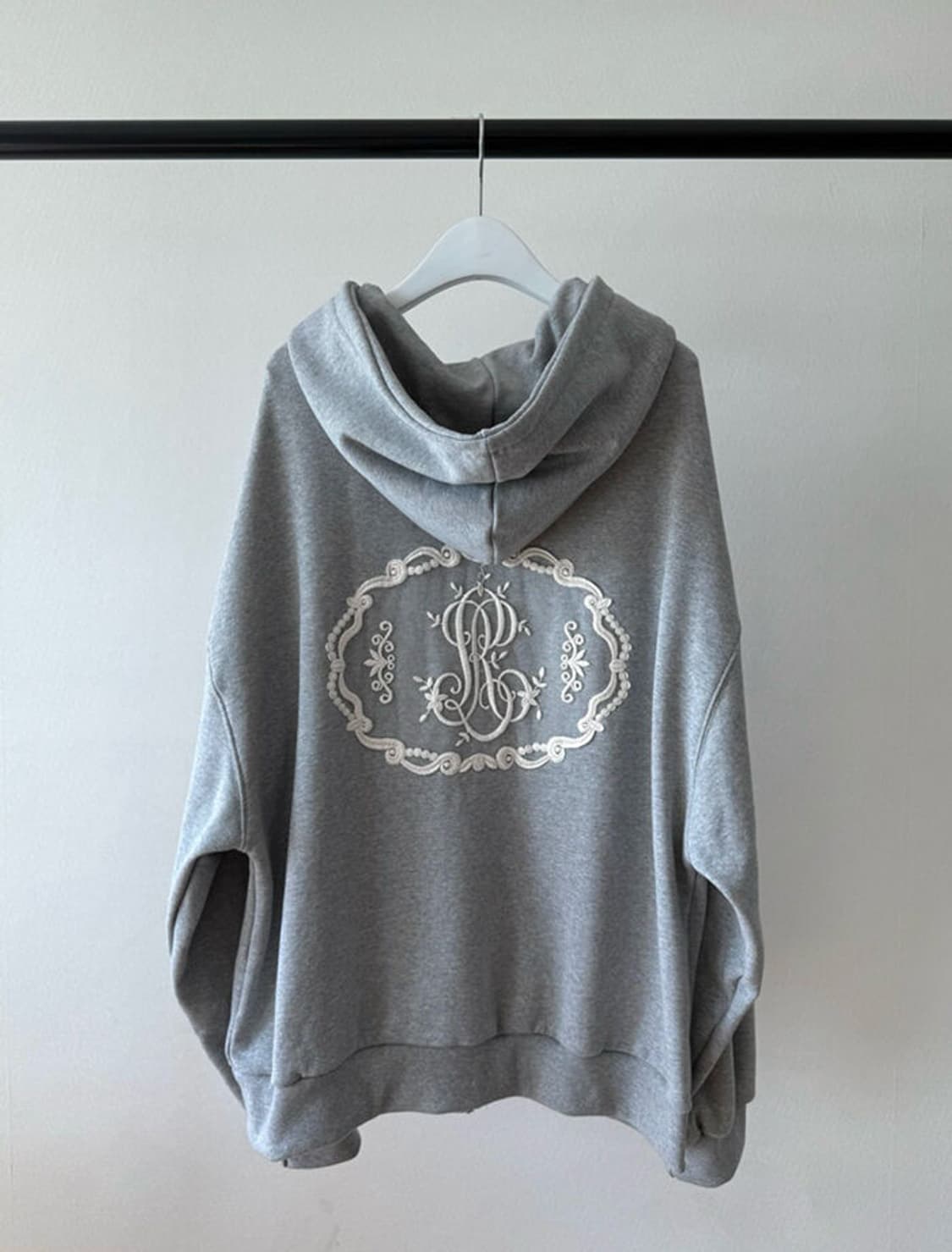 EST 이에스티 레이스 후드집업 그레이 상품이미지4