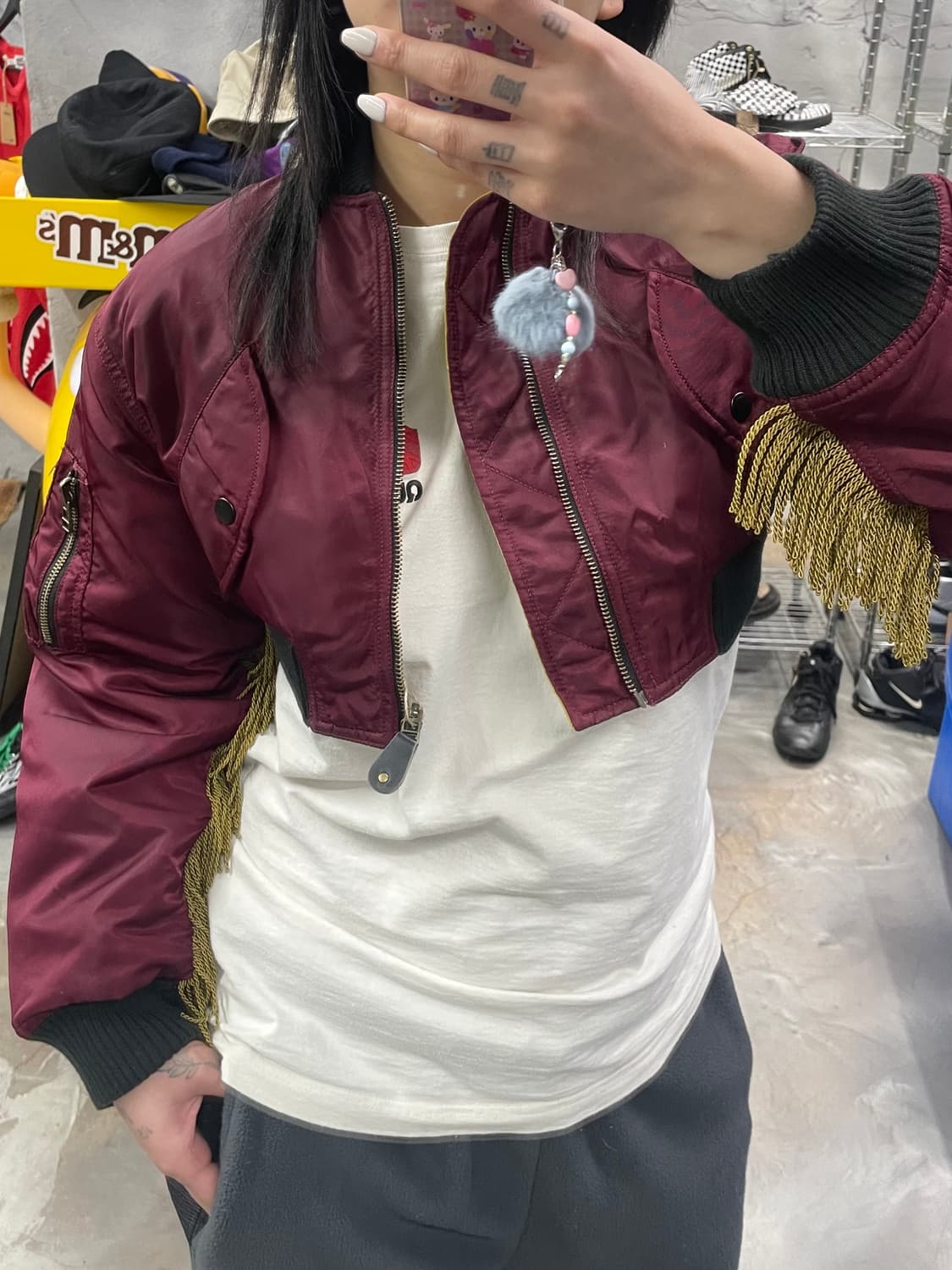 아디다스 제레미스캇 테슬 크롭 항공점퍼 상품이미지9