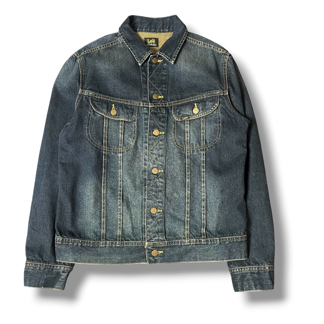 LEE x ROSSO 빈티지 인디고 데님 트러커 자켓 XL 상품이미지1