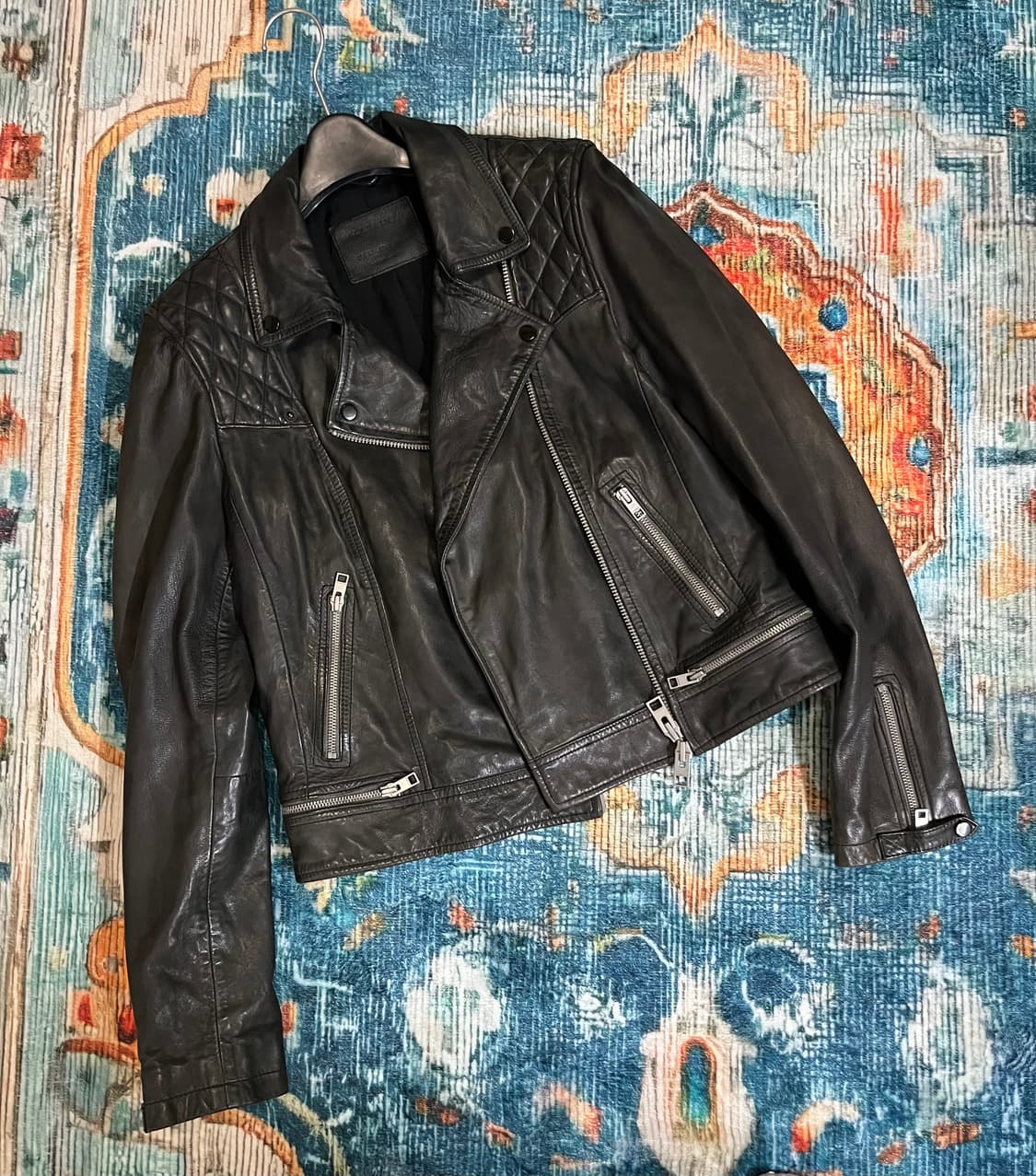 올세인츠 라이더 가죽 자켓 상품이미지7