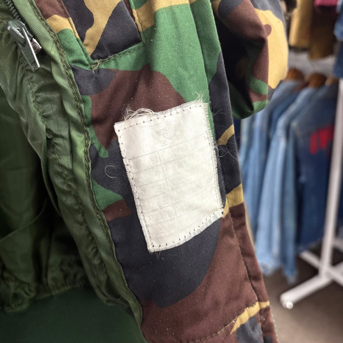 (M) 밀리터리 카모플라쥬 MA-1 탱커 자켓 상품이미지6