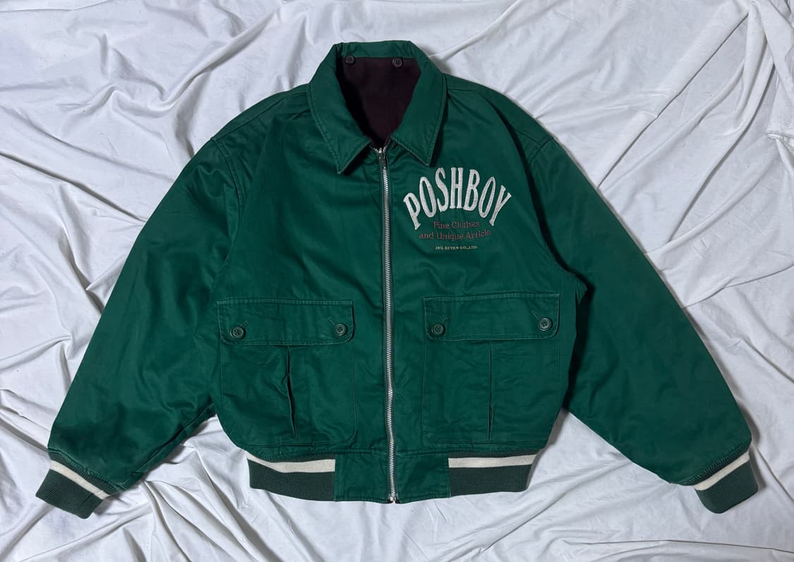 Posh boy 리버시블 울 스포츠 자켓 워크자켓 상품이미지4