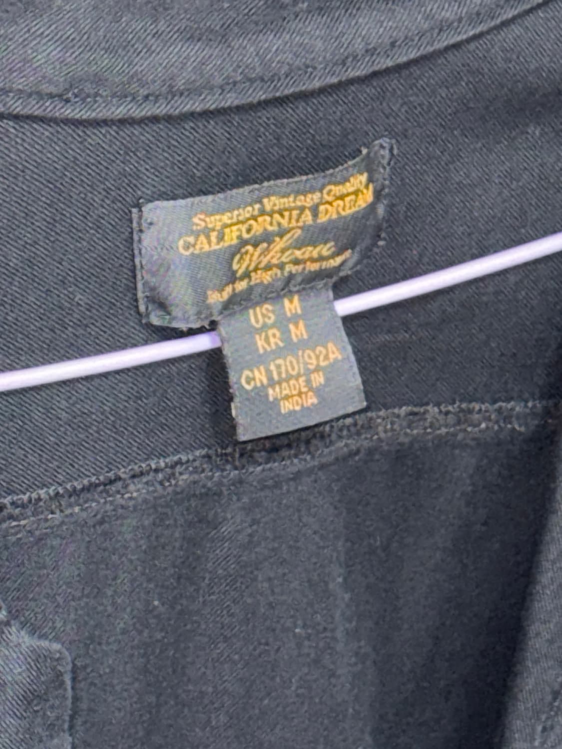 후아유 블랙 셔츠 상품이미지3