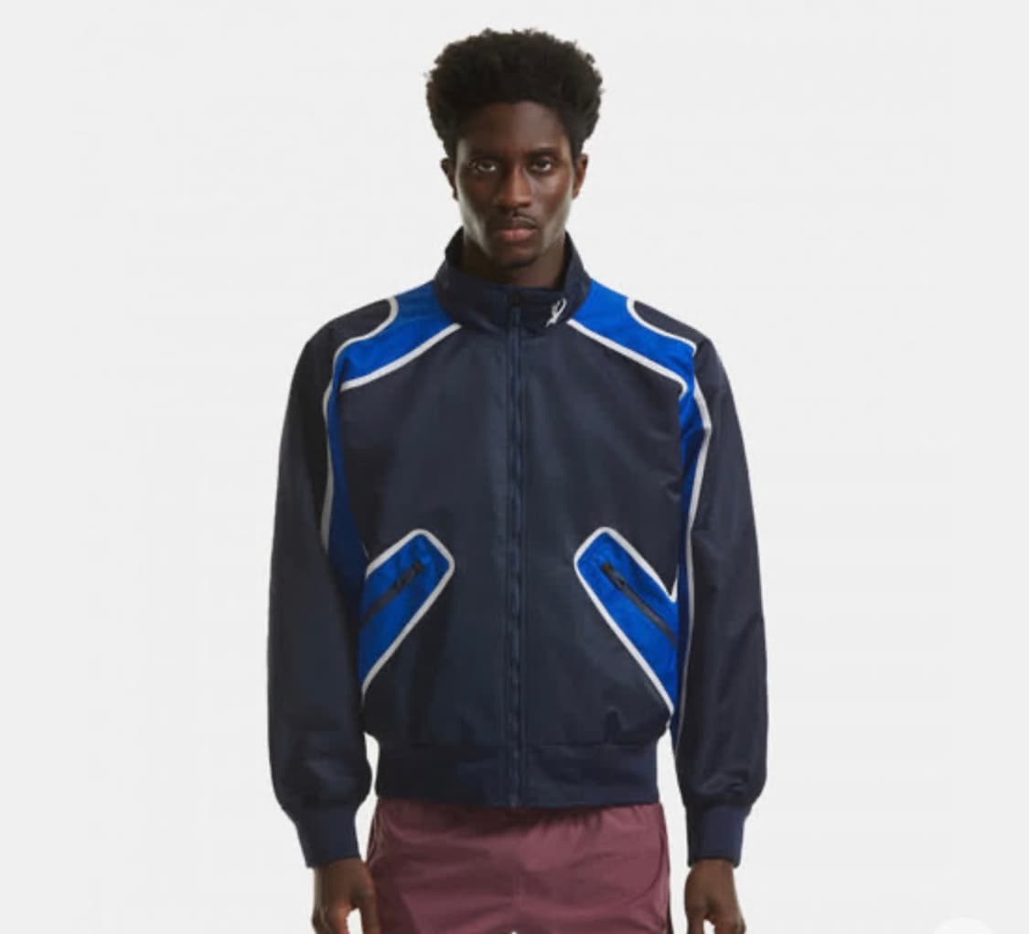 스파이더 남성 베이스볼 하이넥 집업 자켓 다크네이비 XL 105 상품이미지4