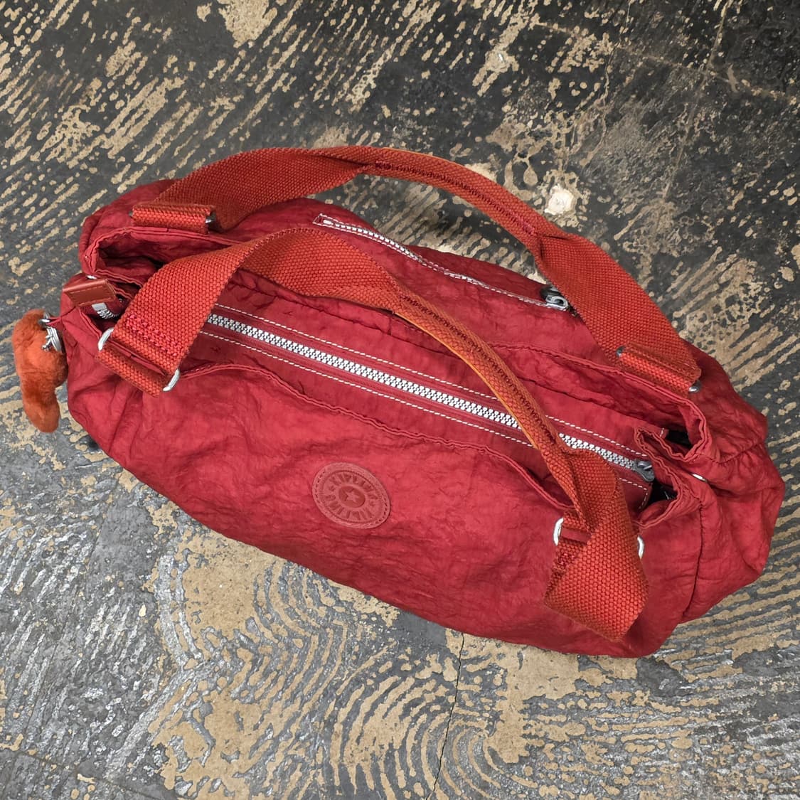 키플링 레드 숄더백  상품이미지6