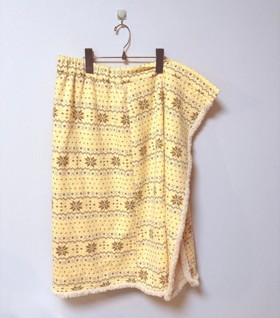 노르딕 털 기모 치마 담요 모리걸 망토 코디 일본 빈티지 상품이미지1