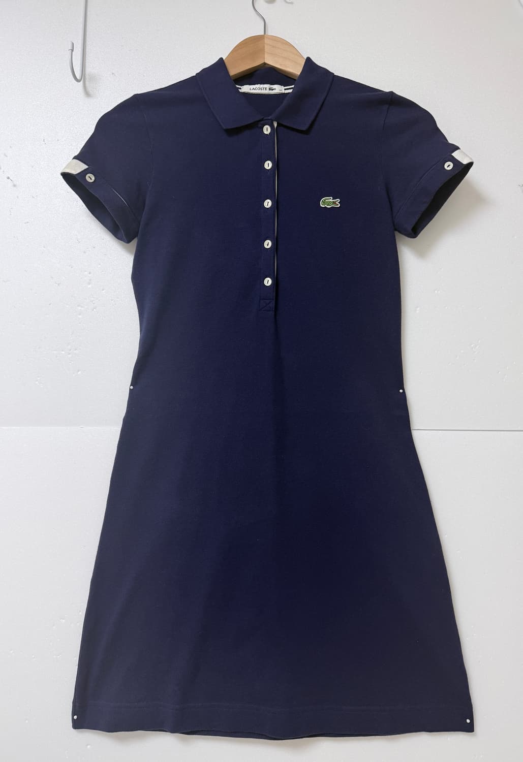 💙LACOSTE 라코스테 카라 원피스 네이비 반팔 44-55💙 상품이미지1