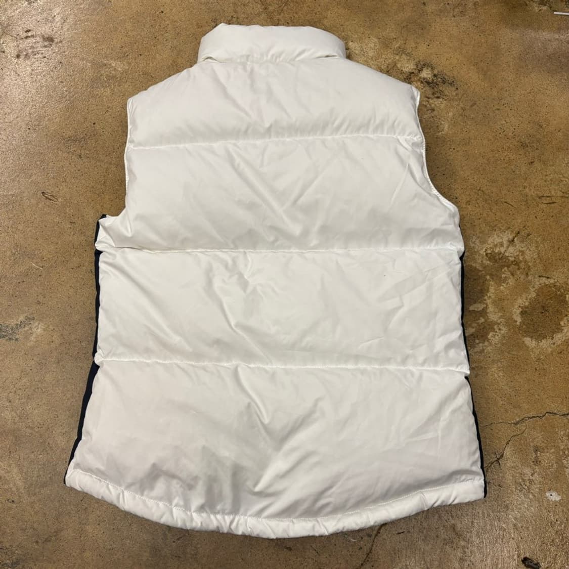 폴로 랄프로렌 화이트 블루 흰파 빅포니 패딩조끼  상품이미지3