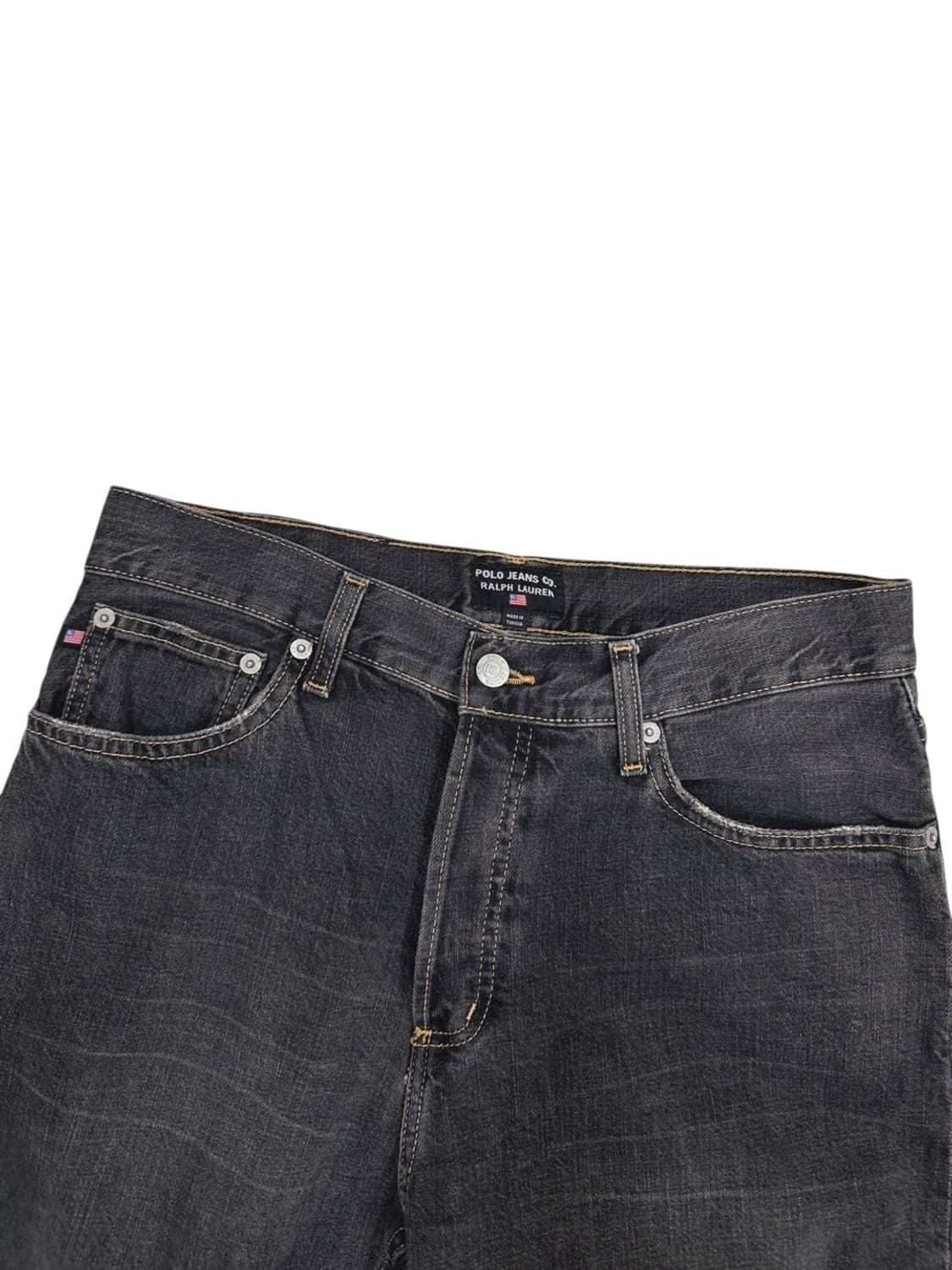 00s 폴로 랄프로렌 흑청 데님팬츠 (30) 상품이미지2