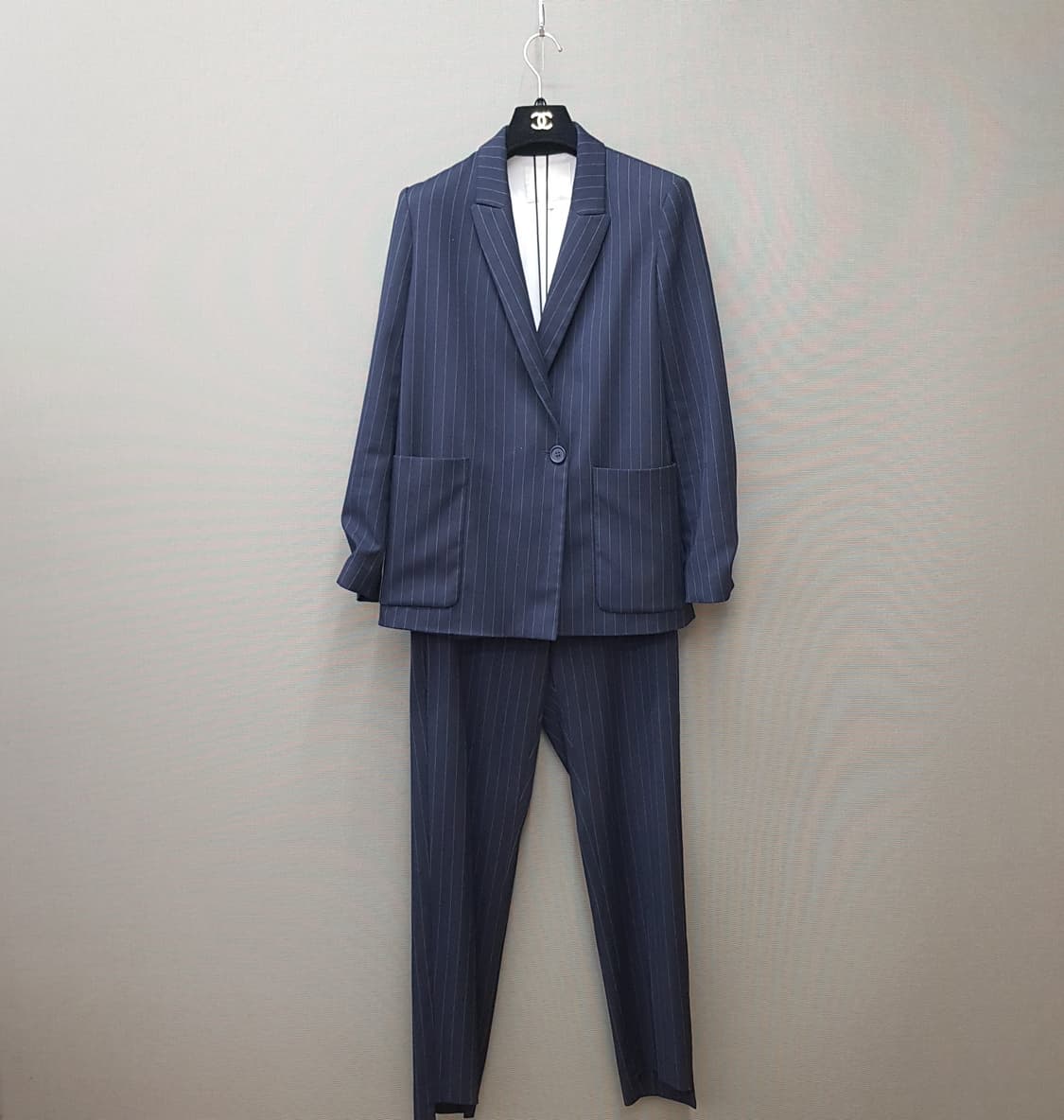 마쥬 MAJE 스트라이프 투피스 수트 세트 36사이즈 상품이미지1