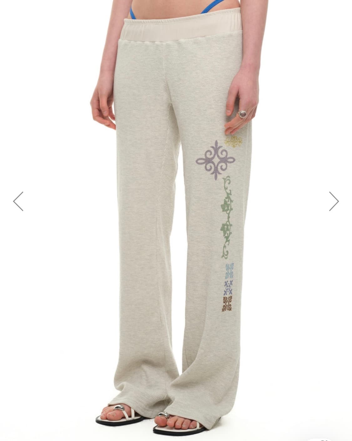 (새상품) 투머치택스 slim fit waffle pants 상품이미지3