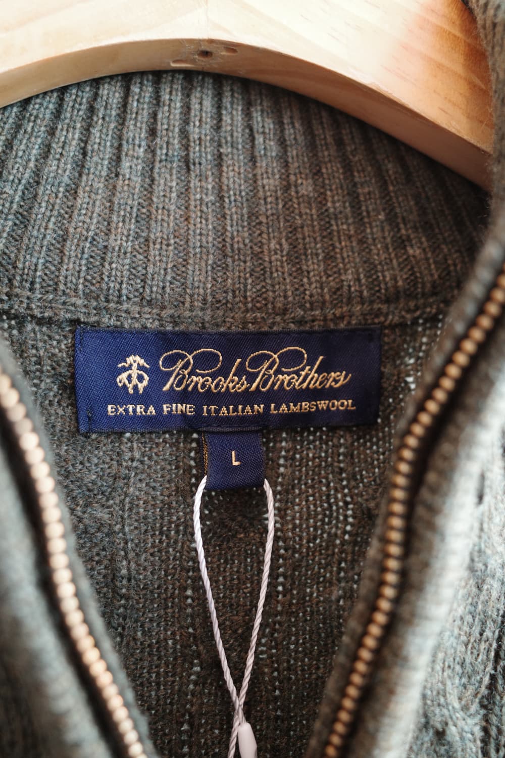 Brooks Brothers 브룩스 브라더스 하프넥 케이블니트   상품이미지3