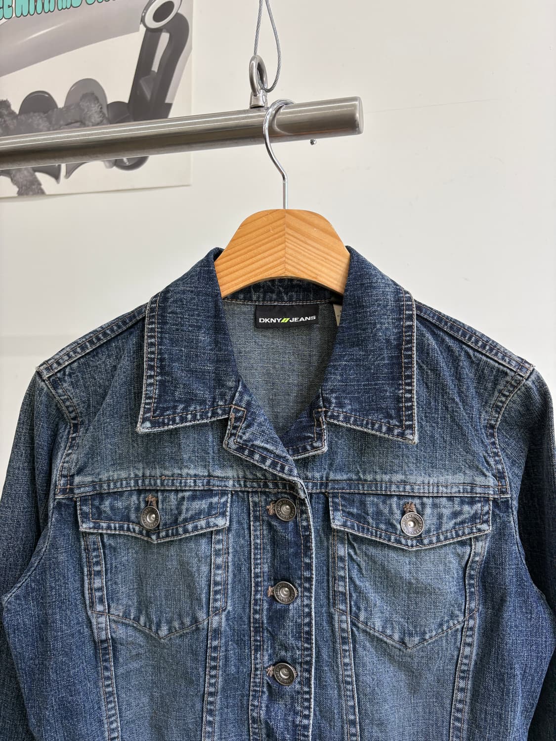 DKNY JEANS (Made in Hong Kong) 데님자켓 상품이미지2