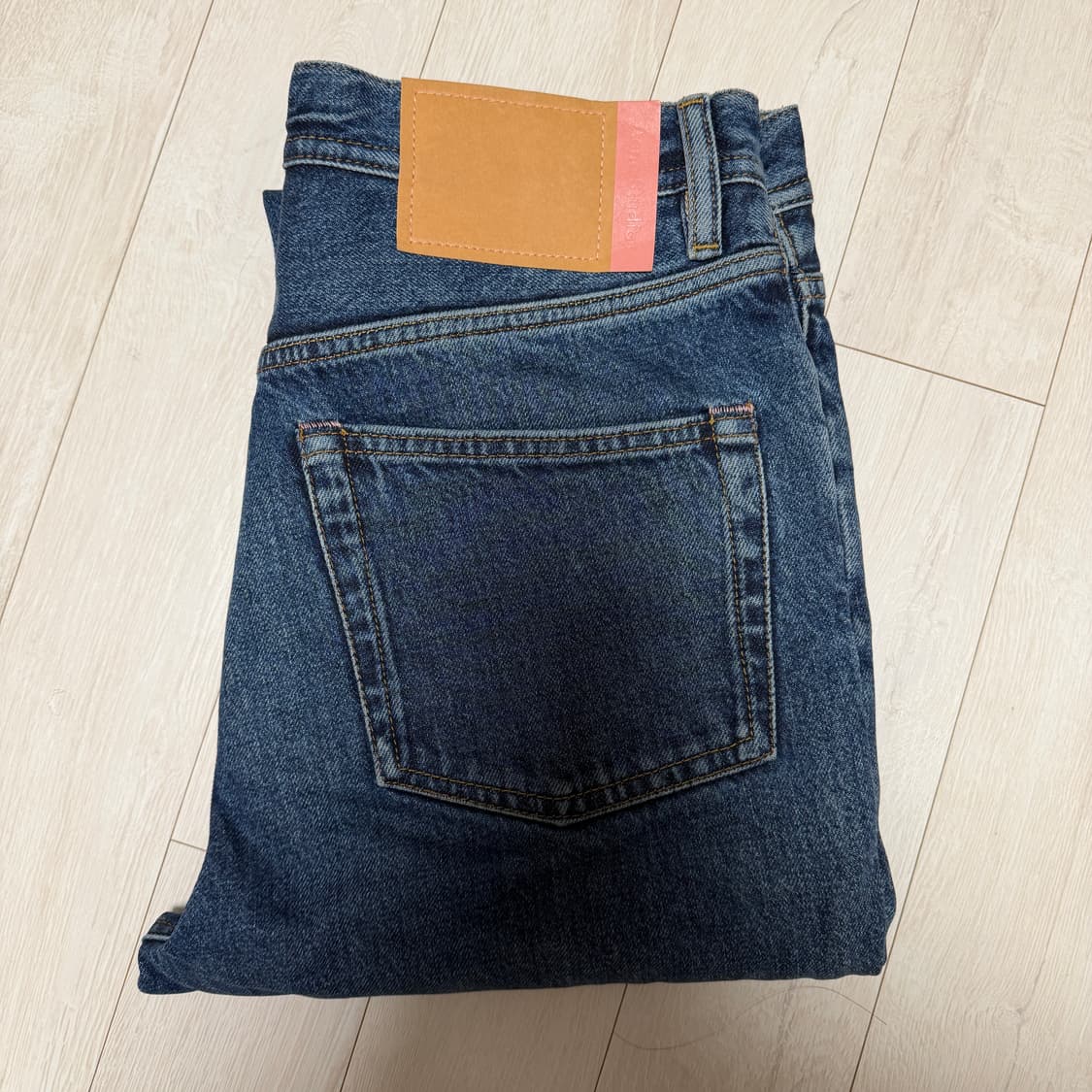 acne studio 아크네 Log Mid Blue 데님 상품이미지4