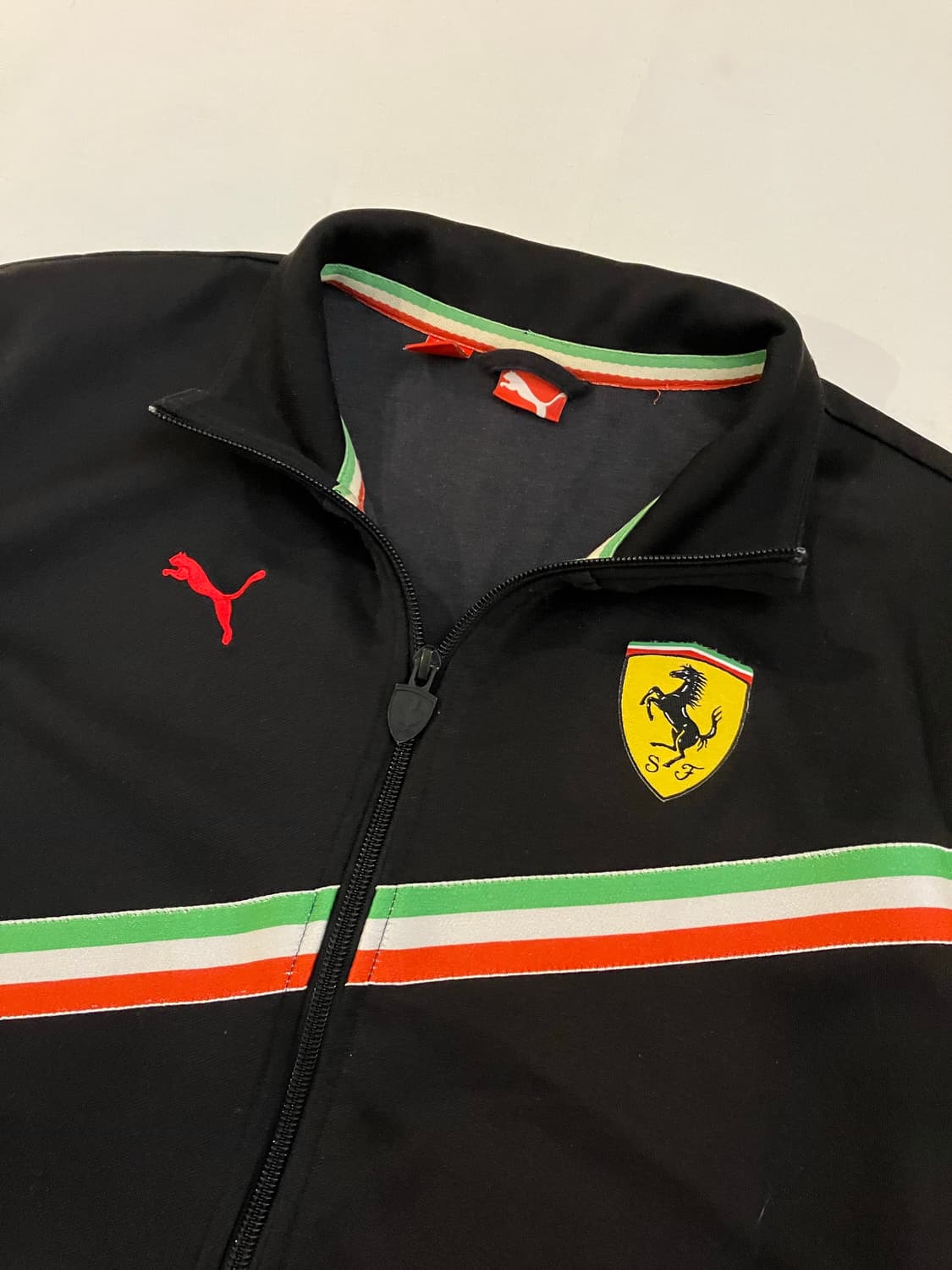 F1 푸마 X 페라리 삼선 져지 블랙 상품이미지2
