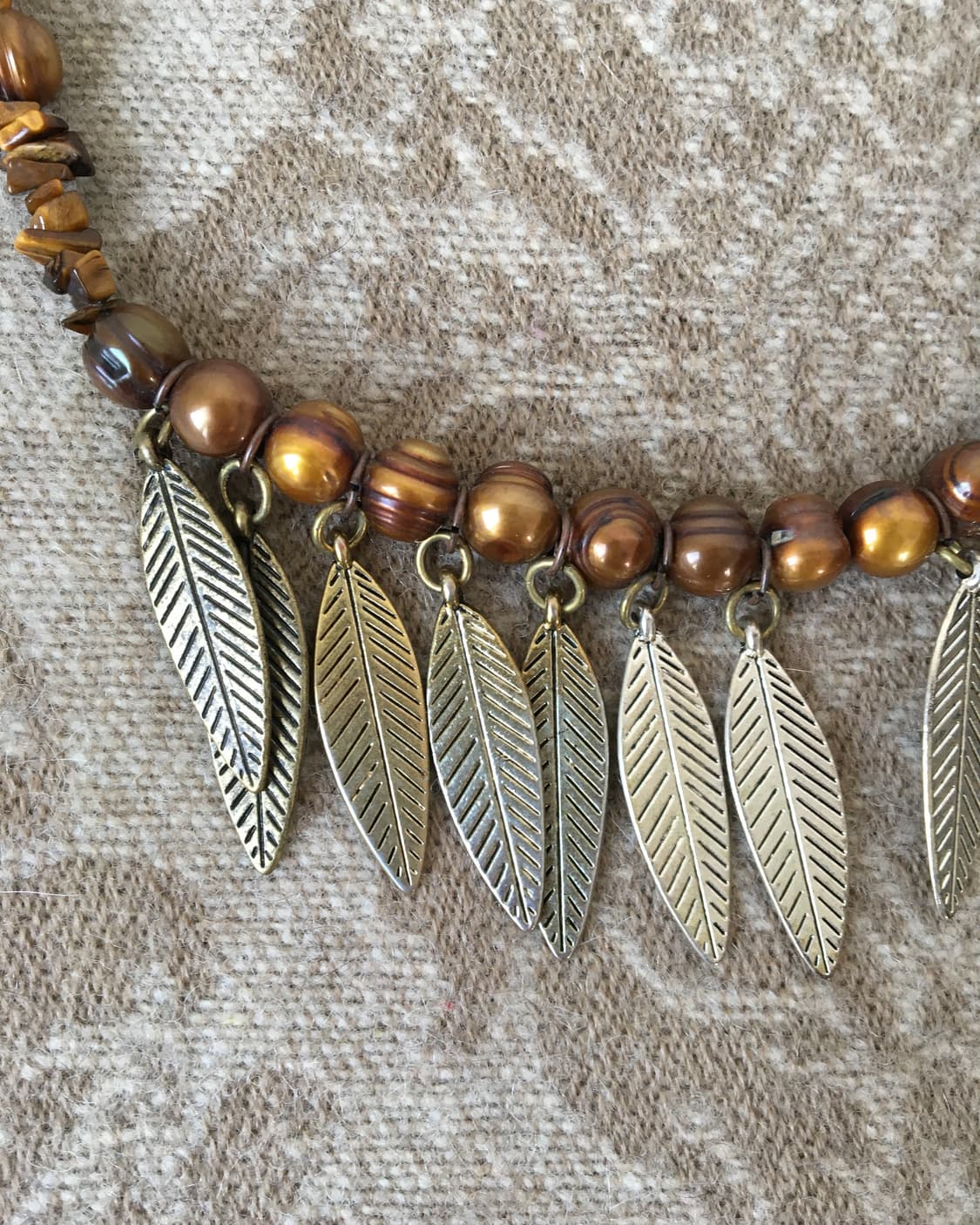  feather pendent necklace 상품이미지2