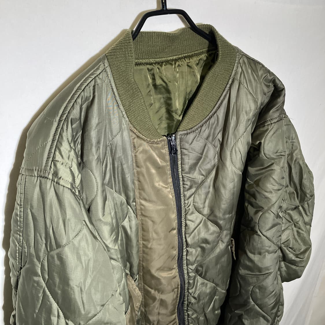 L-XL)오버핏 깔깔이 자켓 MA-1 상품이미지2