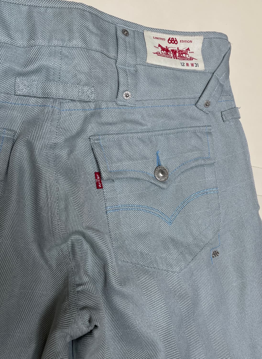 Levi's X 686 콜라보 한정판 스노우보드 팬츠 상품이미지7