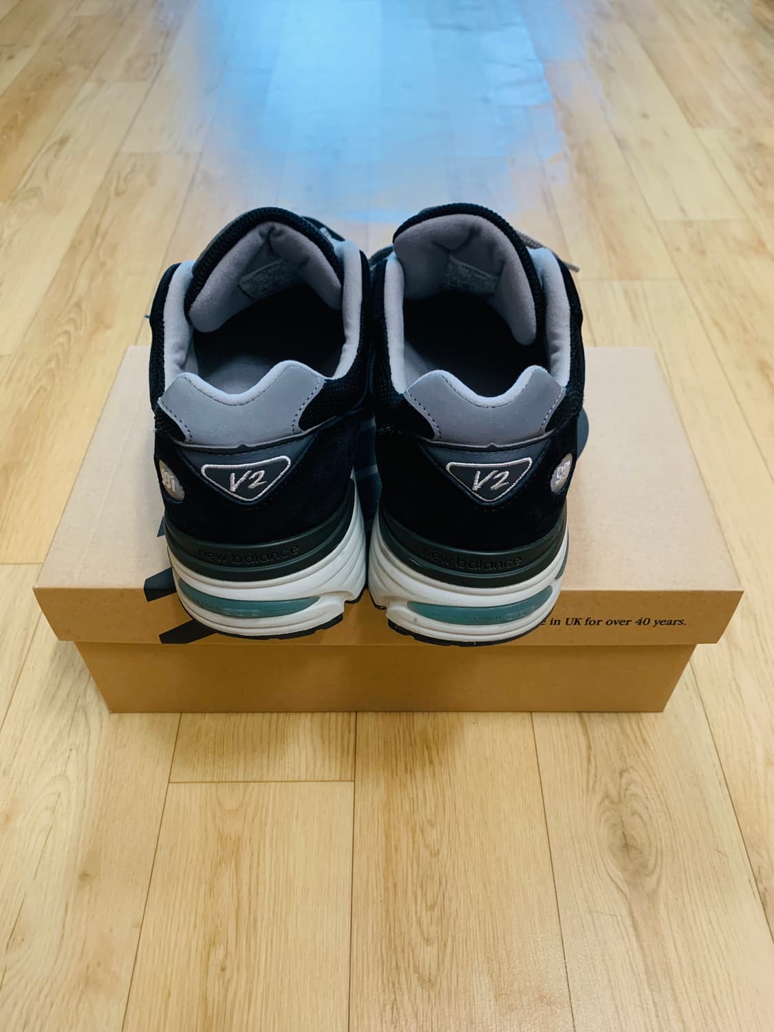 [265] 뉴발란스 991v2 메이드 인 UK 블랙 상품이미지3
