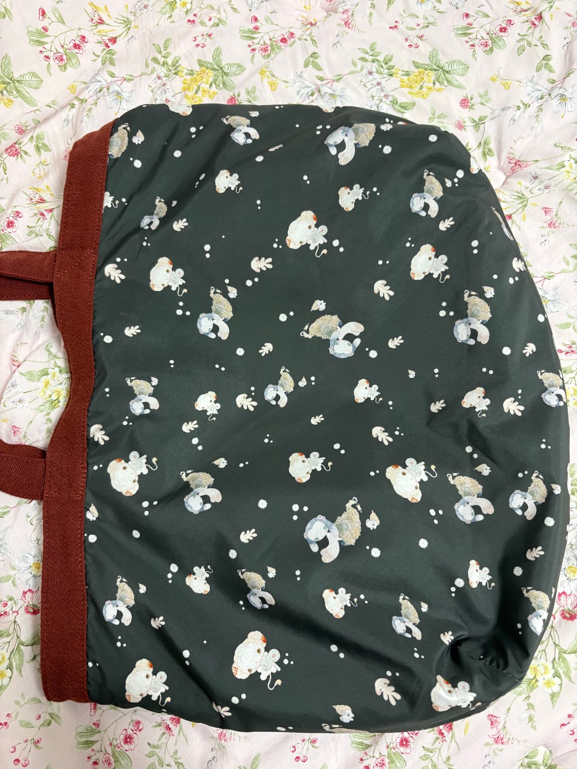 코이세이오 모코 리버시블 토트백 레드 상품이미지5