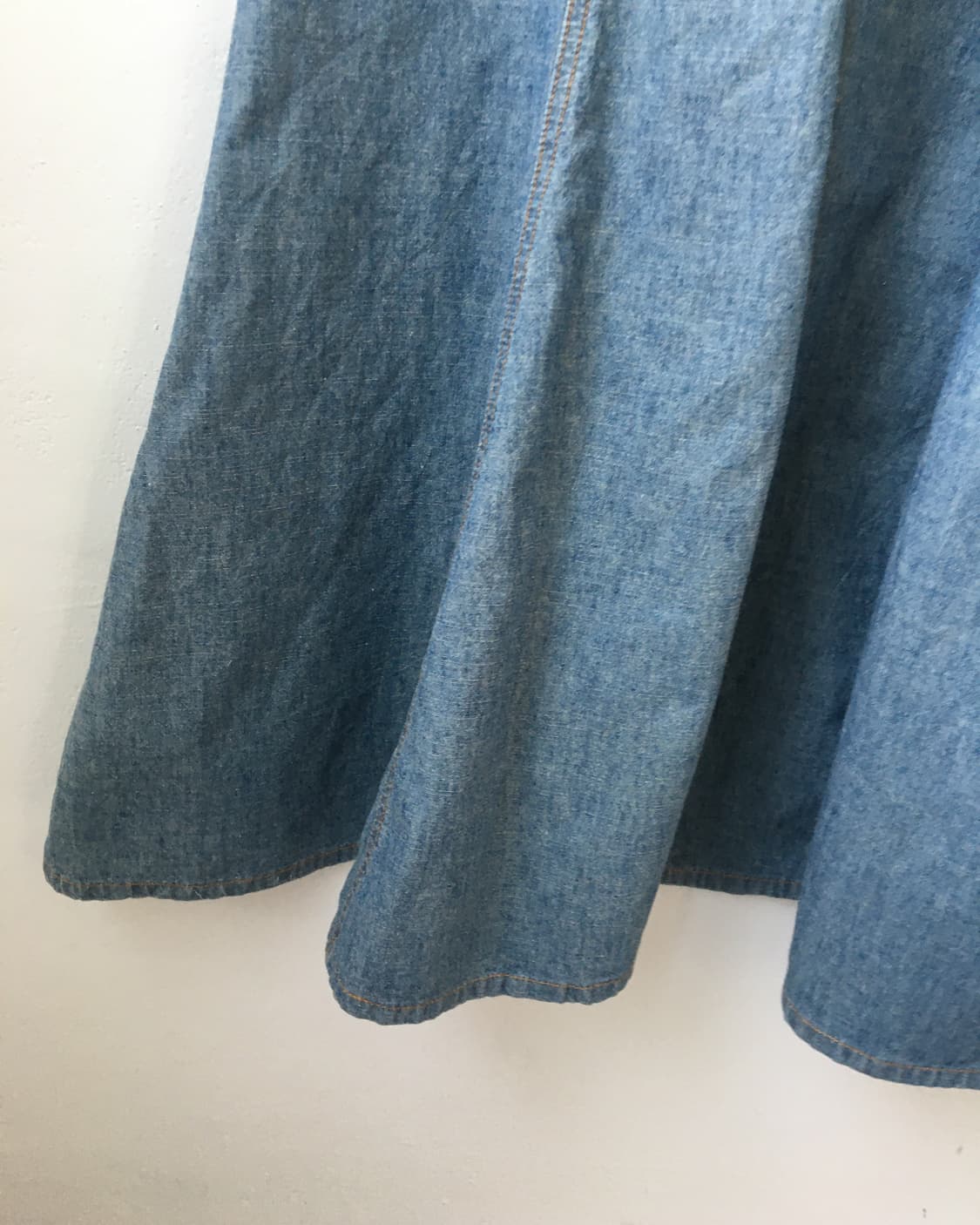 Line detail denim onepiece 상품이미지3