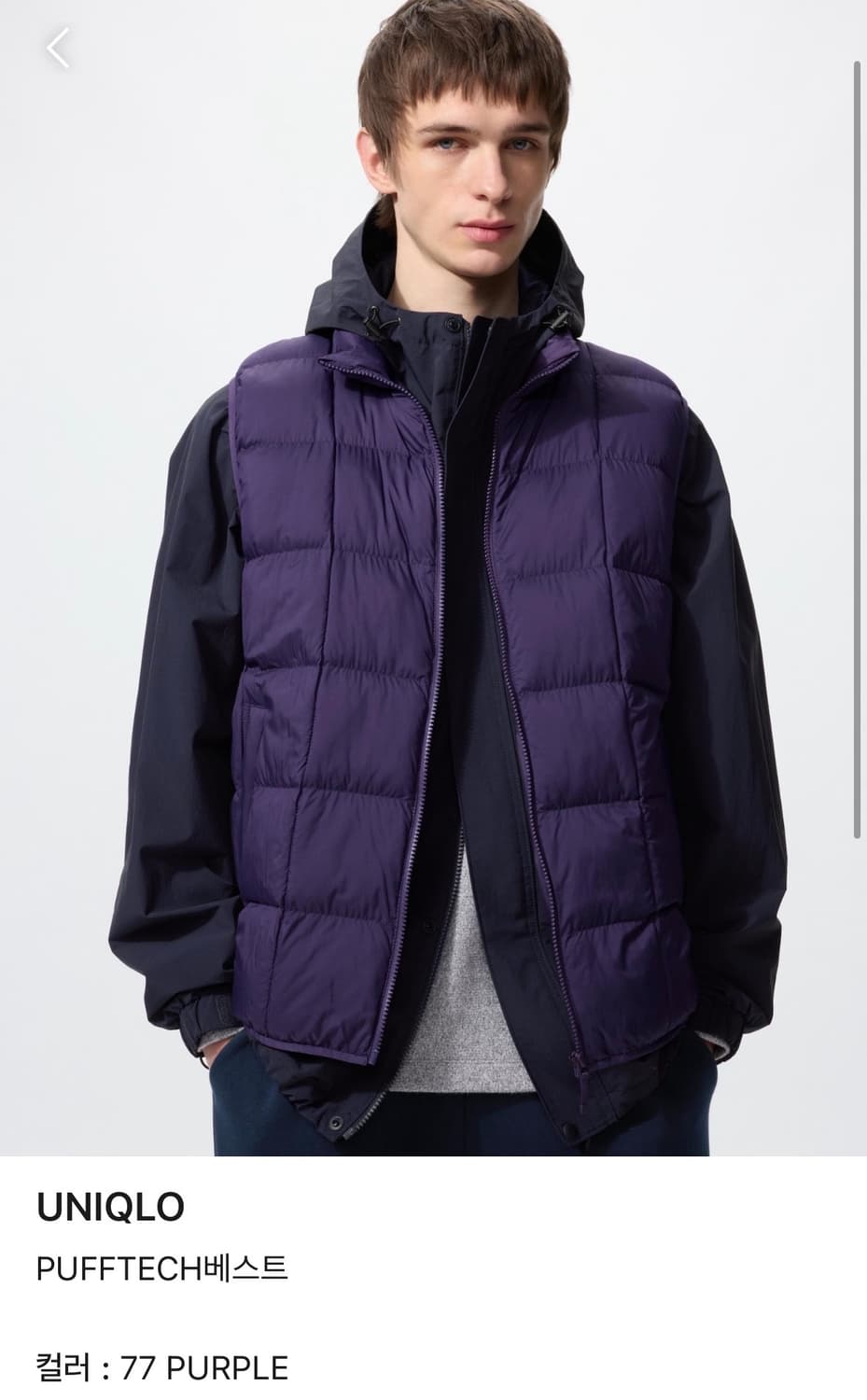 유니클로 pufftech 베스트 상품이미지1