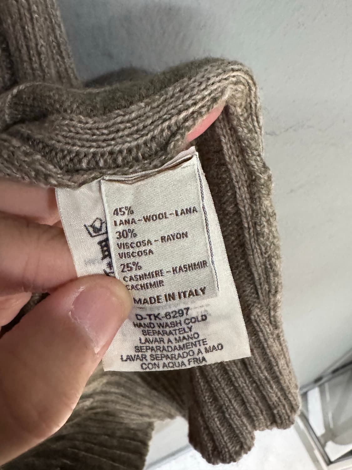 에르메네질도 제냐 울 캐시미어 터틀넥 니트 상품이미지5