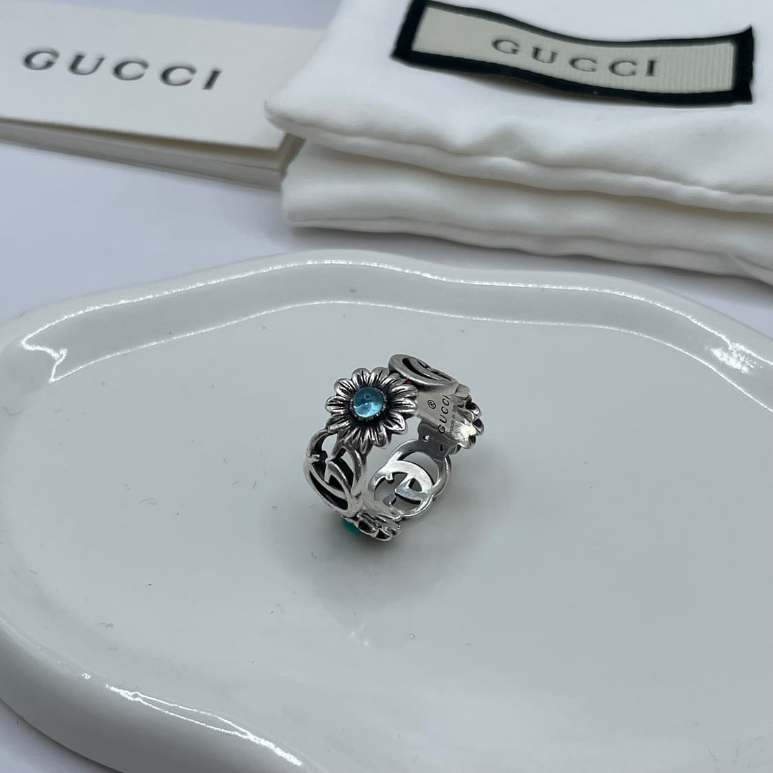 구찌 반지 11호 GG 마몽 자개 링 상품이미지5