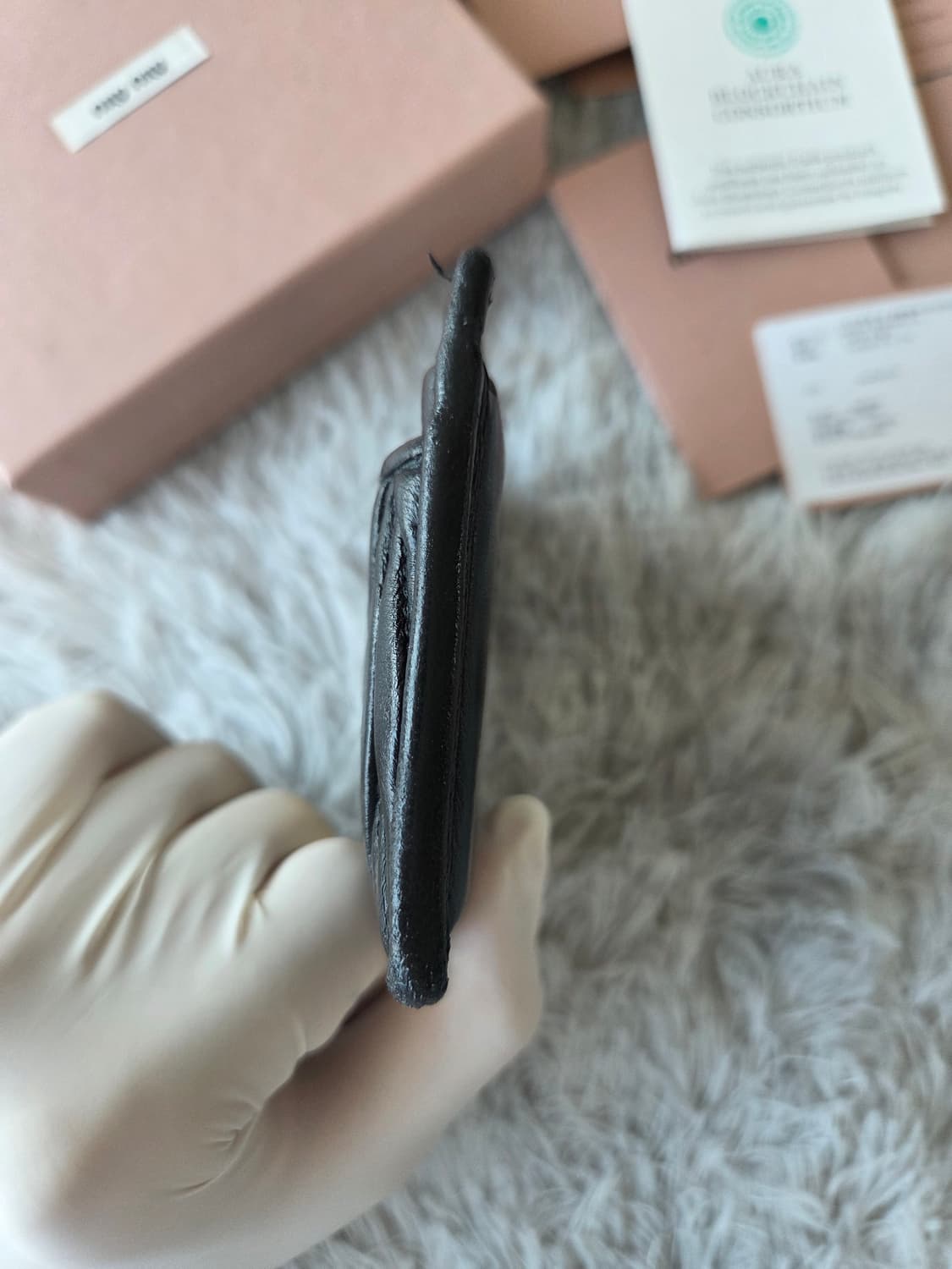 [정품] 미우미우 마테라쎄 나파 카드지갑 풀구성 상품이미지6