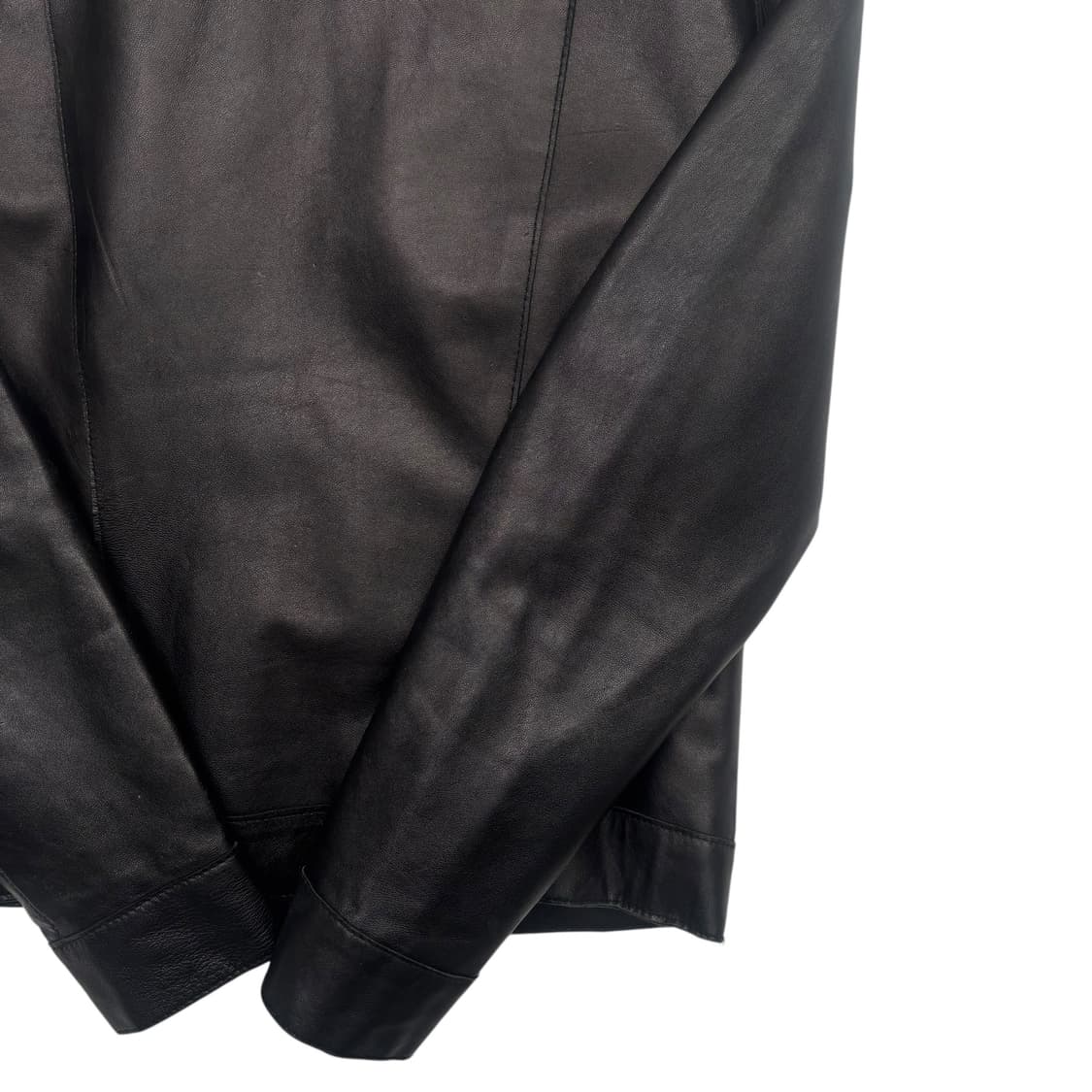 브룩스 브라더스 빈티지 블랙 레더 자켓 XS 상품이미지6